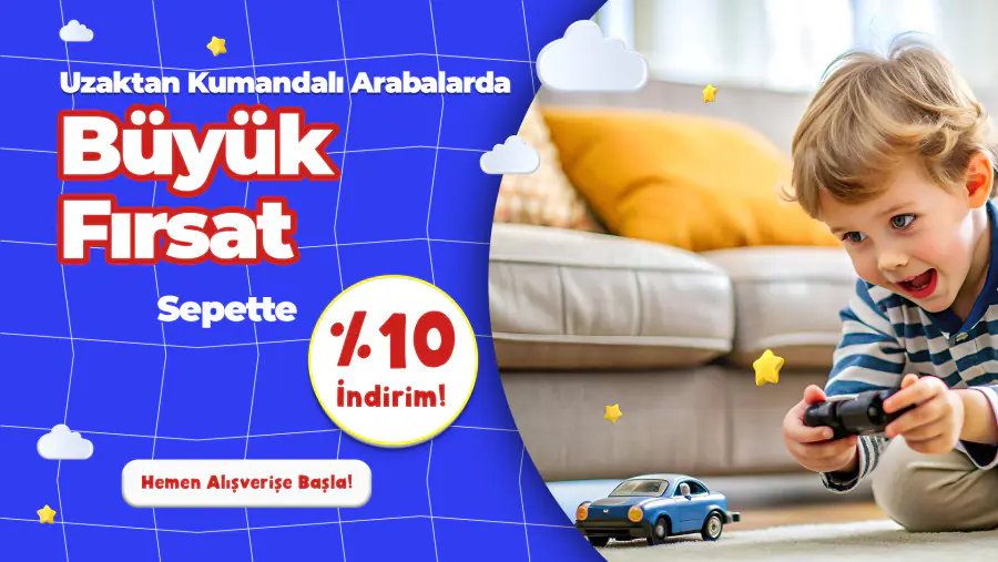 uzaktan kumandalı arabalarda indirim