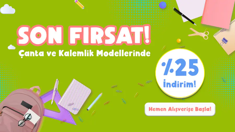 okul çantası ve kalemlik indirim