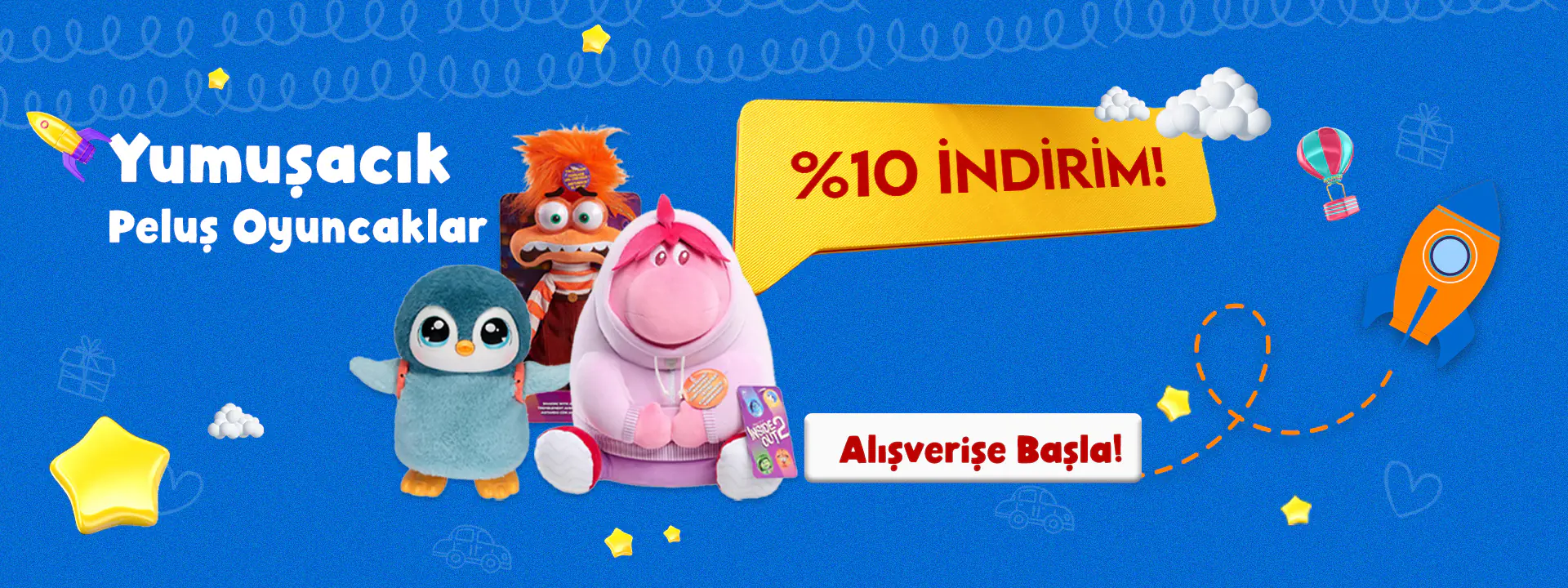 peluş oyuncaklarda indirim